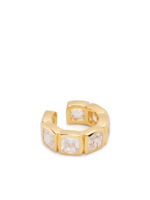 Tom Wood bijou d'oreille en or 9 ct Cushion Zirconia