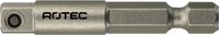 Rotec Adapter E 6,3 x 50mm x 1/4"-4-kt. met stift - 820.00301 - 820.00301