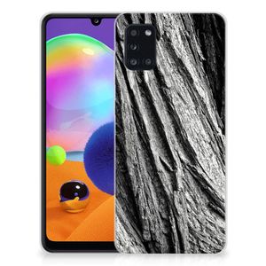 Bumper Hoesje Samsung Galaxy A31 Boomschors Grijs