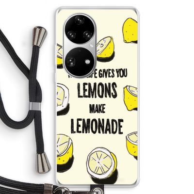 Lemonade: Huawei P50 Pro Transparant Hoesje met koord