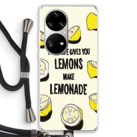 Lemonade: Huawei P50 Pro Transparant Hoesje met koord