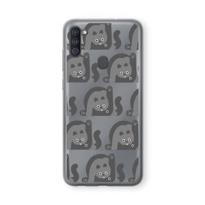 Cats: Samsung Galaxy A11 Transparant Hoesje