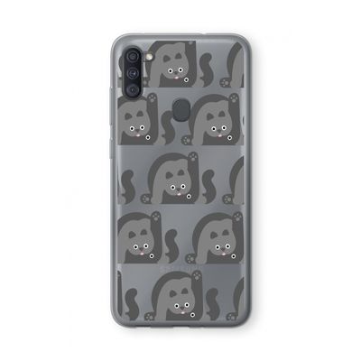 Cats: Samsung Galaxy A11 Transparant Hoesje