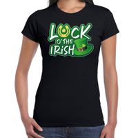 Luck of the Irish feest shirt / outfit zwart voor dames - St. Patricksday 2XL  -