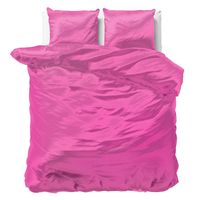 Sleeptime Beauty Skin Care Dekbedovertrek Hot Pink-1-persoons (140 x 200/220 cm)