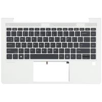 HP laptop toetsenbord qwerty us + top cover, backlit -zilver
