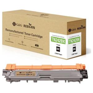 G&G Toner vervangt Brother TN-242K Compatibel Zwart 2500 bladzijden Reborn remanufactured 21195