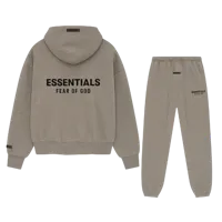 Fear Of God Essentials Trainingspak Kids Donkergrijs - Maat 128 - Kleur: Donkergrijs | Soccerfanshop