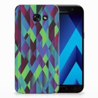 Samsung Galaxy A5 2017 | TPU Hoesje | Abstract Green Blue