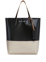 Marni sac cabas Tribeca à logo embossé - Noir