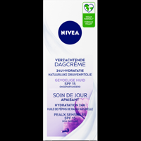 NIVEA Verzachtende Dagcreme SPF15 50ml Hydraterend Natuurlijke druivenpitolie Geen Parfum Gevoelige huid bij Jumbo