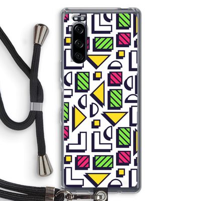 8-bit N°4: Sony Xperia 5 Transparant Hoesje met koord
