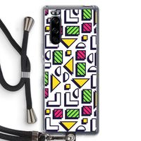 8-bit N°4: Sony Xperia 5 Transparant Hoesje met koord