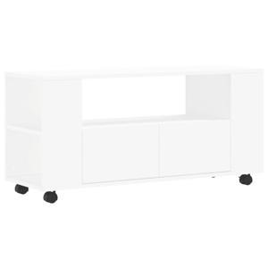 The Living Store TV-meubel - TV-kastje - 102 x 34.5 x 43 cm - wit