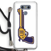 Pew Pew Pew: LG G6 Transparant Hoesje met koord Pew Pew Pew: LG G6 Transparant Hoesje met koord