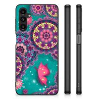 Samsung Galaxy A14 5G Leuk Telefoonhoesje Cirkels en Vlinders Samsung Galaxy A14 5G Leuk Telefoonhoesje Cirkels en Vlinders