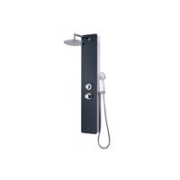 ROUSSEAU Hydromassage douchekolom Eris antraciet grijs