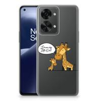 OnePlus Nord 2T Telefoonhoesje met Naam Giraffe