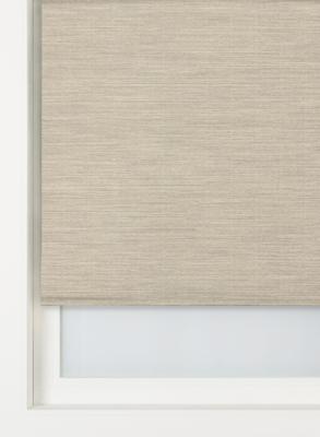 HEMA Rolgordijn structuur grof verduisterend/ gekleurde achterzijde ecru (ecru)