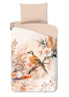 Good Morning Dekbedovertrek "vogel en bloemen" - Multi - (140x200 cm) - Katoen