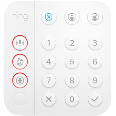 Ring Alarm Keypad 2nd Gen Inbraakbeveiliging Wit Ring Alarm Keypad 2nd Gen Inbraakbeveiliging Wit