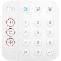 Ring Alarm Keypad 2nd Gen Inbraakbeveiliging Wit