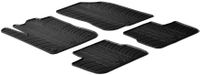 Rubbermatten passend voor Peugeot 208 2012- (4-delig + montageclips) GL0157