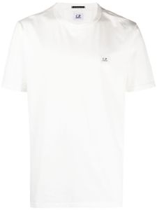 C.P. Company t-shirt en coton à patch logo - Blanc