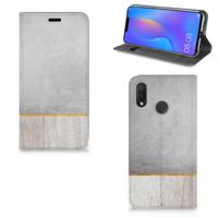 Huawei P Smart Plus Book | Wallet Case | Wood Concrete
