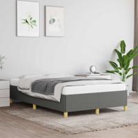 Bedframe zonder matras 120x190 cm stof donkergrijs