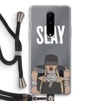 Slay All Day: OnePlus 8 Transparant Hoesje met koord