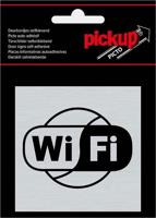 Route Alu Picto 80 x 80 mm Sticker wifi - Pickup Route Alu Picto 80 x 80 mm Sticker wifi - Pickup