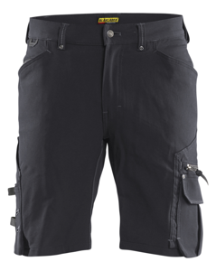 Blåkläder Short 4-weg stretch X1900 zonder spijkerzakken 19871644 | Donkergrijs/Zwart | Maat 52 - 7330509688397