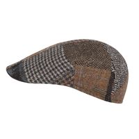 Flatcap Wedge wool brown - thumbnail