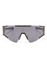 Balmain Eyewear lunettes de soleil à logo imprimé - Noir