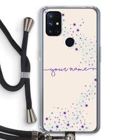 Sterren: OnePlus Nord N10 5G Transparant Hoesje met koord