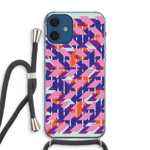 Skew Blush 3: iPhone 12 Transparant Hoesje met koord