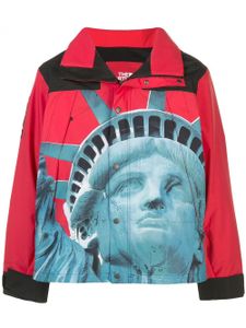 Supreme veste zippée imprimée Supreme x The North Face - Rouge