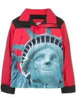 Supreme veste zippée imprimée Supreme x The North Face - Rouge - thumbnail