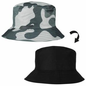 Vissershoedje/zonnehoedje - camouflage print - one size - volwassenen - bucket hat - 2 zijdig