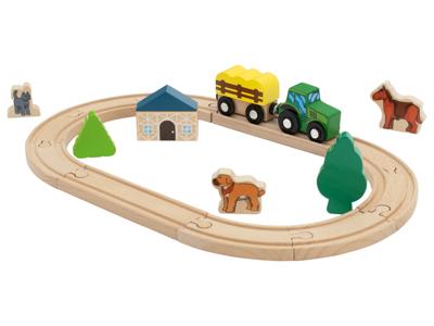 lupilu Houten treinset (Boerderij)
