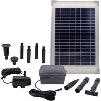 Ubbink SolarMax 600 Accu pomp Incl. solarpaneel, pomp en accu - thumbnail