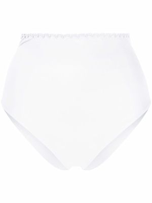 La Perla bas de bikini à taille haute - Blanc