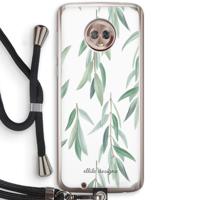 Branch up your life: Motorola Moto G6 Transparant Hoesje met koord