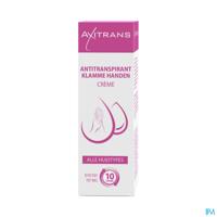 Axitrans Klamme Handen Creme Tube 50ml Axitrans Klamme Handen Creme Tube 50ml