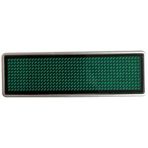 upscreen LED-naamplaatje Groen 44 x 11 Pixel (b x h x d) 93 x 30 x 6 mm 125907