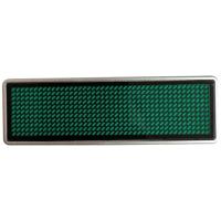 LED-naamplaatje Groen 44 x 11 Pixel (b x h x d) 93 x 30 x 6 mm 125907