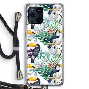 Tukans: Oppo Find X3 Pro Transparant Hoesje met koord