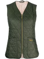 Barbour gilet matelassé à logo brodé - Vert - thumbnail