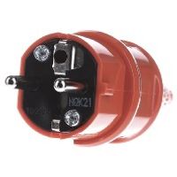 MENNEKES 10837 elektrische stekker Type F Zwart, Rood - thumbnail